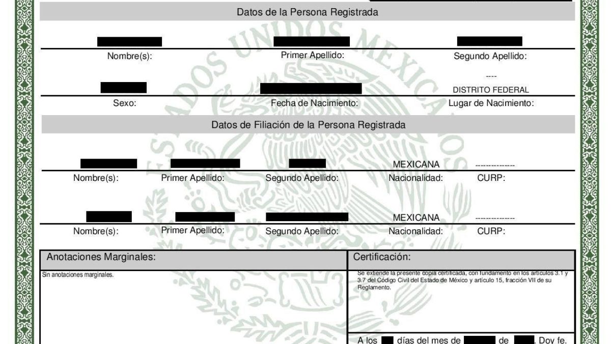 How much does it cost to translate a Birth Certificate for USCIS? $21 Pertaining To Mexican Marriage Certificate Translation Template