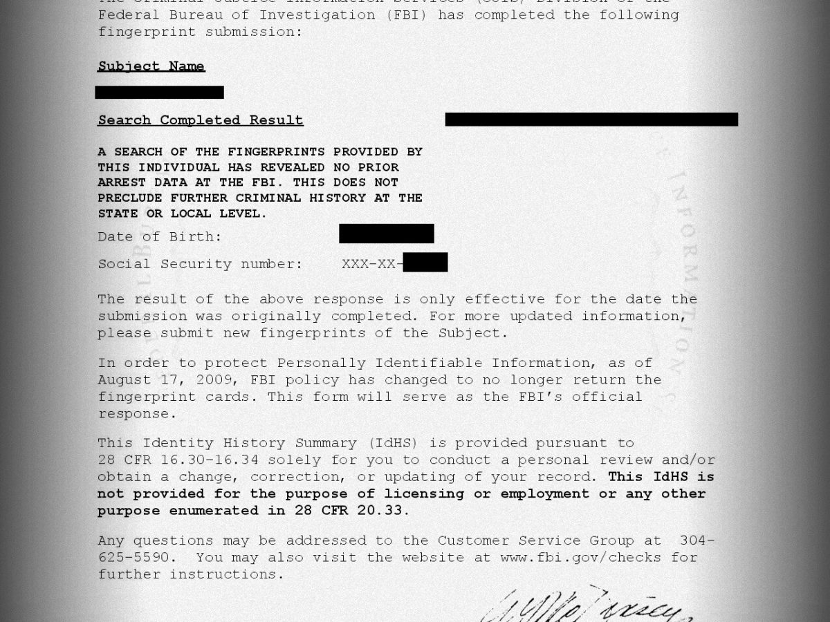 Translate Fbi Background Check In 4 24 Hours Fedex